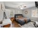 Spacious bedroom with hardwood floors and a comfy bed at 2418 Brookdale Ne Dr, Atlanta, GA 30345