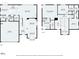Detailed floor plan showcasing the layout of the home, including room dimensions and locations on two floors at 6469 Alder Ln, Norcross, GA 30093