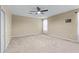 Large basement bedroom featuring carpeting, natural light, and neutral paint at 3413 Talking Creek Ct, Conyers, GA 30094