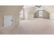 Expansive bonus room provides endless possibilities with neutral carpet and natural light at 3413 Talking Creek Ct, Conyers, GA 30094