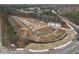 Aerial view of new homes and community at 4521 Twinberry Dr, Powder Springs, GA 30127