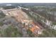 Aerial view of new home construction in the community surrounded by lush greenery at 4529 Twinberry Dr, Powder Springs, GA 30127