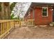 Large backyard with wooden fence and mature trees at 2216 Golden Dawn Sw Dr, Atlanta, GA 30311