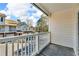 Private balcony overlooking the community at 308 Spring Heights Lane # 308, Smyrna, GA 30080