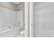 Bathroom with a bathtub, toilet, and built-in shelving at 308 Spring Heights Ln # 308, Smyrna, GA 30080