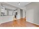 Bright dining room with hardwood floors and kitchen access at 308 Spring Heights Lane # 308, Smyrna, GA 30080