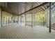 Spacious deck with wooded views and stairs leading to the backyard at 2727 Jamerson Rd, Marietta, GA 30066