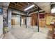 Unfinished basement with workshop and storage shelving at 2773 Townley Cir, Atlanta, GA 30340