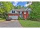 Beautiful two-story brick home with a well-manicured lawn and a bright red front door at 625 Piping Rock Pt, Lawrenceville, GA 30043