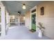 Bright and airy front porch with ceiling fan and light fixture at 359 Woodward Se Ave, Atlanta, GA 30312