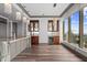 Eat-in kitchen with pendant lighting and a wine cooler offers great city views at 3630 Peachtree Ne Rd # 2207, Atlanta, GA 30326