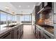 Well-appointed kitchen with stainless steel appliances and stunning city views at 3630 Peachtree Ne Rd # 2207, Atlanta, GA 30326