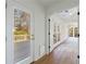 Hallway with access to sunroom and backyard deck at 2853 N Hills Ne Dr, Atlanta, GA 30305