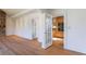 Kitchen with hardwood floors and a view into the living room at 2853 N Hills Ne Dr, Atlanta, GA 30305