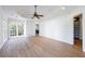 Spacious main bedroom with hardwood floors and walk-in closet at 2853 N Hills Ne Dr, Atlanta, GA 30305