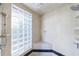 Spacious shower with glass block window and built-in seat at 2853 N Hills Ne Dr, Atlanta, GA 30305