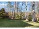 Wooded backyard with large, grassy area at 1892 Mercedes Ne Ct, Atlanta, GA 30345