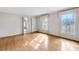 Bright living room with hardwood floors and view to dining room at 1892 Mercedes Ne Ct, Atlanta, GA 30345