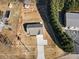 Aerial view of new construction home and lot at 2605 Bobo Rd, Dallas, GA 30157