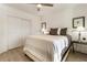 Guest bedroom with light flooring and neutral tones at 2605 Bobo Rd, Dallas, GA 30157