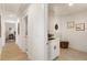 Bright hallway with access to laundry and bedrooms at 2605 Bobo Rd, Dallas, GA 30157