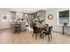Modern kitchen with gray cabinets, an island, and stainless steel appliances at 2605 Bobo Rd, Dallas, GA 30157