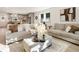 Comfortable living room with two sofas and an ottoman at 2605 Bobo Rd, Dallas, GA 30157