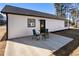 Concrete patio with seating area, perfect for relaxing at 2605 Bobo Rd, Dallas, GA 30157