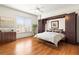 Bedroom with hardwood floors and Murphy bed at 3657 Peachtree Ne Rd # 3C, Atlanta, GA 30319