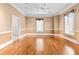 Bright bedroom with hardwood floors and neutral wall colors at 3657 Peachtree Ne Rd # 3C, Atlanta, GA 30319