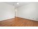 Spacious bedroom with hardwood floors and neutral walls at 3657 Peachtree Ne Rd # 3C, Atlanta, GA 30319