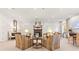 Elegant living room with comfortable seating and a fireplace at 3657 Peachtree Ne Rd # 3C, Atlanta, GA 30319