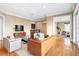 Spacious living room with hardwood floors and access to balcony at 3657 Peachtree Ne Rd # 3C, Atlanta, GA 30319