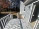 Wooden deck with access to the backyard at 5787 Summerglenn Ln, Atlanta, GA 30349