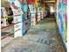 An artistic walkway tunnel covered with graffiti art at 331 Skylar Se Way, Atlanta, GA 30315