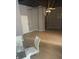 Dining area with hardwood floors and glass table at 20 Marietta Nw St # 13F, Atlanta, GA 30303