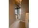 View of kitchen and dining area with hardwood floors and modern appliances at 20 Marietta Nw St # 13F, Atlanta, GA 30303