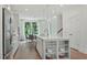 Modern kitchen with stainless steel appliances and island at 1084 Battery Park Rd, Decatur, GA 30033