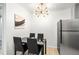 Bright dining area with a table and four chairs at 1225 Church St # O, Decatur, GA 30030