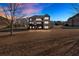 House backyard view at dusk at 4504 Sterling Pointe Nw Dr, Kennesaw, GA 30152