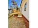 Elevated deck with steps leading to the backyard at 2535 Impala Dr, Cumming, GA 30041