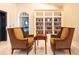 Cozy library with built-in bookshelves and comfortable seating at 3280 Stillhouse Se Ln # 109, Atlanta, GA 30339