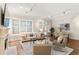 Bright living room with hardwood floors, large windows, and ample seating at 3280 Stillhouse Se Ln # 109, Atlanta, GA 30339