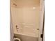 Simple bathroom with shower/tub combo and tiled floor at 7413 Melhana Ln, Union City, GA 30291