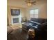 Modern kitchen with stainless steel appliances and breakfast bar at 7413 Melhana Ln, Union City, GA 30291