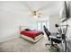Spacious bedroom with a large bed and a home office setup at 4740 Eagles Ridge Loop, Stonecrest, GA 30038