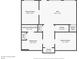 Basement floor plan featuring a den, bonus room, bathroom, and closets at 730 Pinehurst Dr, Fairburn, GA 30213