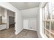 Walk-in closet with window and built-in shelving at 730 Pinehurst Dr, Fairburn, GA 30213