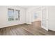 Office area with hardwood floors, lots of natural light and white French doors at 7710 Tiberon Pkwy, Cumming, GA 30028