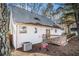 View of backyard of home with wooden deck at 3979 Doral Cir, Atlanta, GA 30360